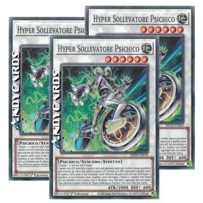 3x HYPER PSYCHIC LIFT (Hyper Psychic Riser)   Common   MP20 IT019 YUGIOH