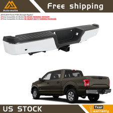 Rear Bumper Assembly For 2015 2016-2019 Ford F150 Heavy Duty With Parking Sensor Rear Bumper Assembly For 2015 2016-2019 Ford F150 Heavy Duty With Parking Sensor
