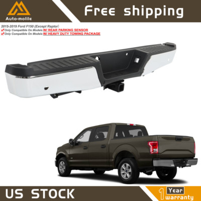 Rear Bumper Assembly For 2015 2016-2019 Ford F150 Heavy Duty with Parking Sensor