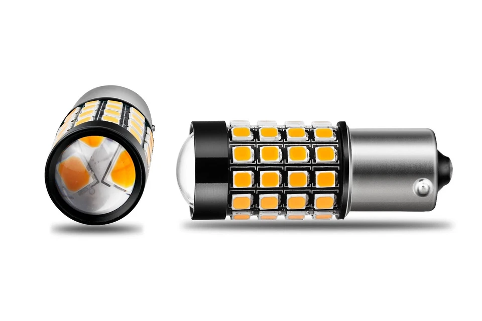 Alla Lighting 7507NA 51-LED Turn Signal Light Bulb Blinker Lamp Amber Yellow,2pc - Image 4 of 4