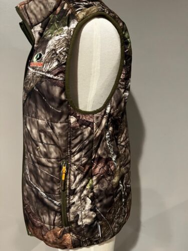 MOSSY OAK CAMO/GREEN Reversible Vest w/Thinsulate Insulation Size Medium - Picture 3 of 7