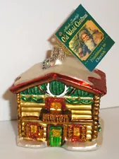2007 ALPINE LODGE - OLD WORLD CHRISTMAS BLOWN GLASS ORNAMENT - NEW W/TAG 20043