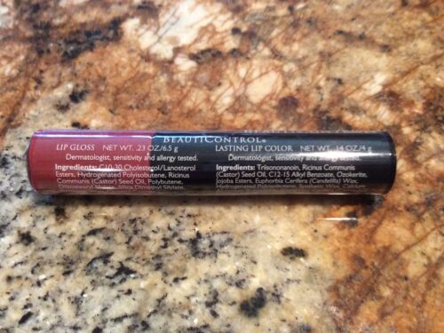 BeautiControl Hey Sailor duo lip Gloss and lip color lipstick New in plastic