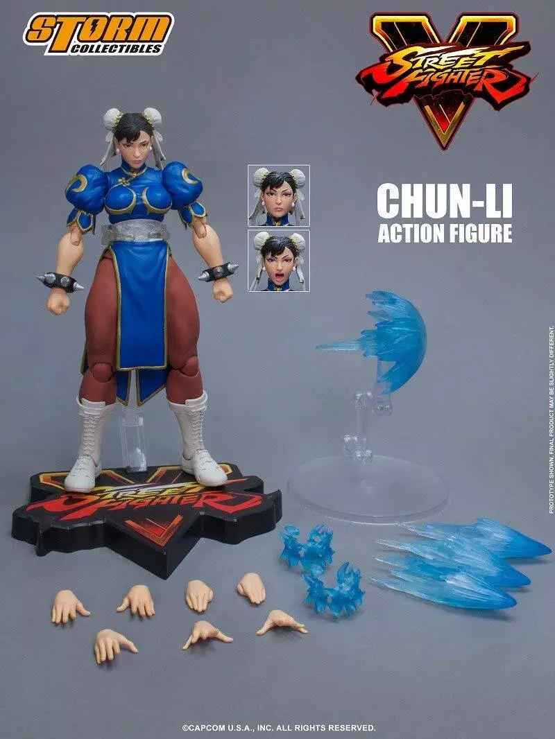 Street Fighter V Storm Collectibles Toy Ryu 7 Action Figure Special Ver  Blue