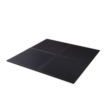 IKEHIKO Water Wipeable Tatami Mat Rug Carpet PP Unit Tatami Black Japan 1134
