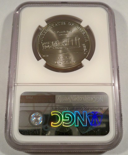 2003-P 50c NGC MS70 FRIST FLIGHT CENTENNIAL COMMEMORATIVE CLAD HALF DOLLAR MS 70 - Picture 2 of 4