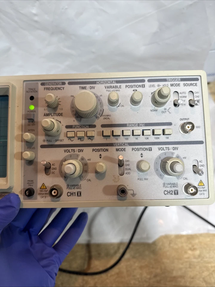 Osciloscopio LG OS-5020G 20 MHz Foto 3 de 4