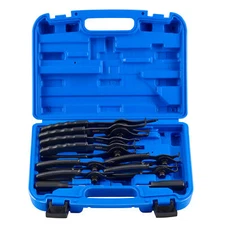 OMT 10Pcs Heavy-duty Snap Ring Pliers Set for Internal&External Circlips Removal