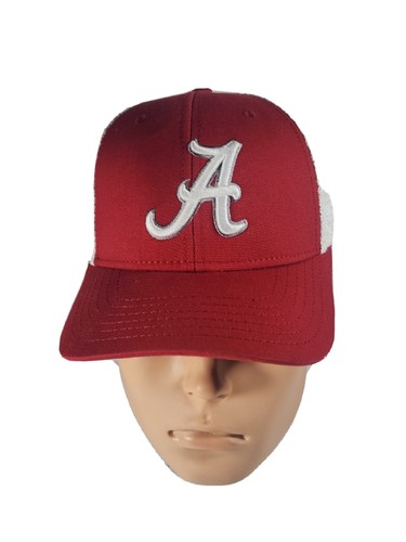 ALABAMA Crimson Tide Mesh Trucker Hat Adjustable Snapback Cap ONE SIZE FITS - Picture 7 of 13