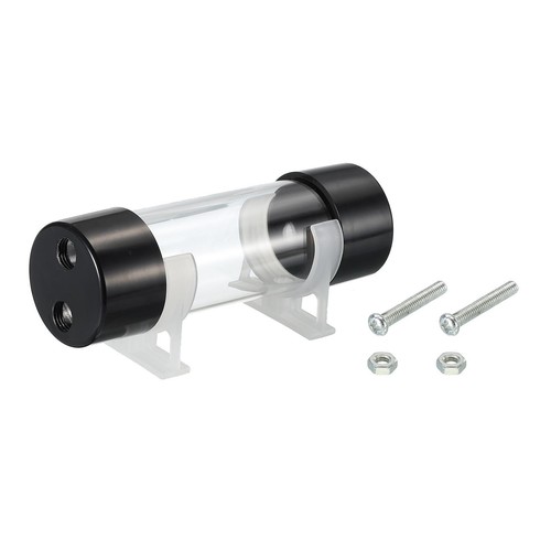 Cylindrical Water Cooling Tank G1/4" D50mm L150mm Clear with Acrylic and POM - Afbeelding 1 van 5
