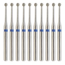 Dental Round Ball Surgical Diamond Burs FG 22mm Standard High Speed 801L/012M