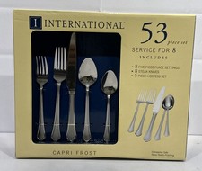 International American Bead Servizio Set 53 Pezzi Acciaio Inox per 8