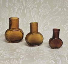 Bovril Amber Glass Bottles 19th Central Approx 1886