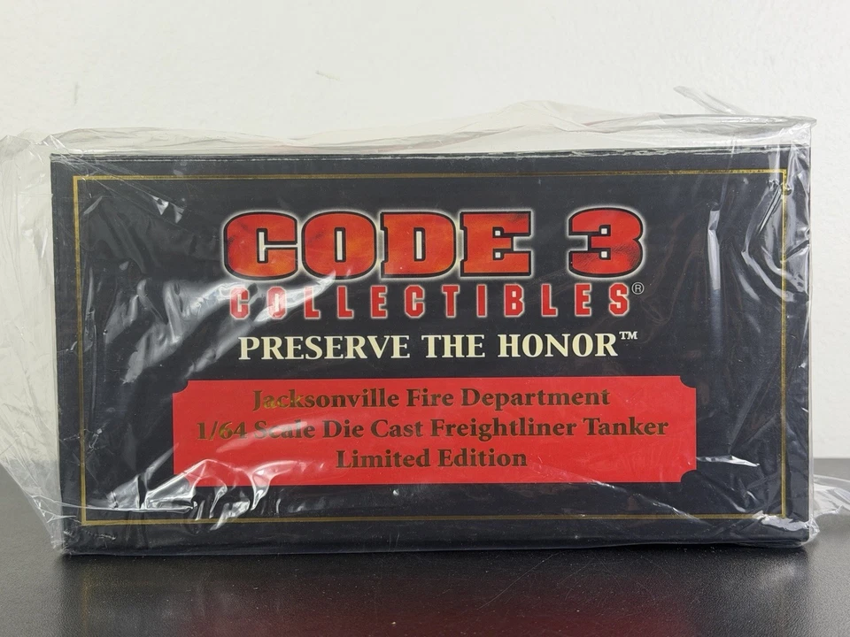 NIB Code 3 1:64 Scale Jacksonville, FL Freightliner Tanker 28 - Sealed - Image 3 of 4