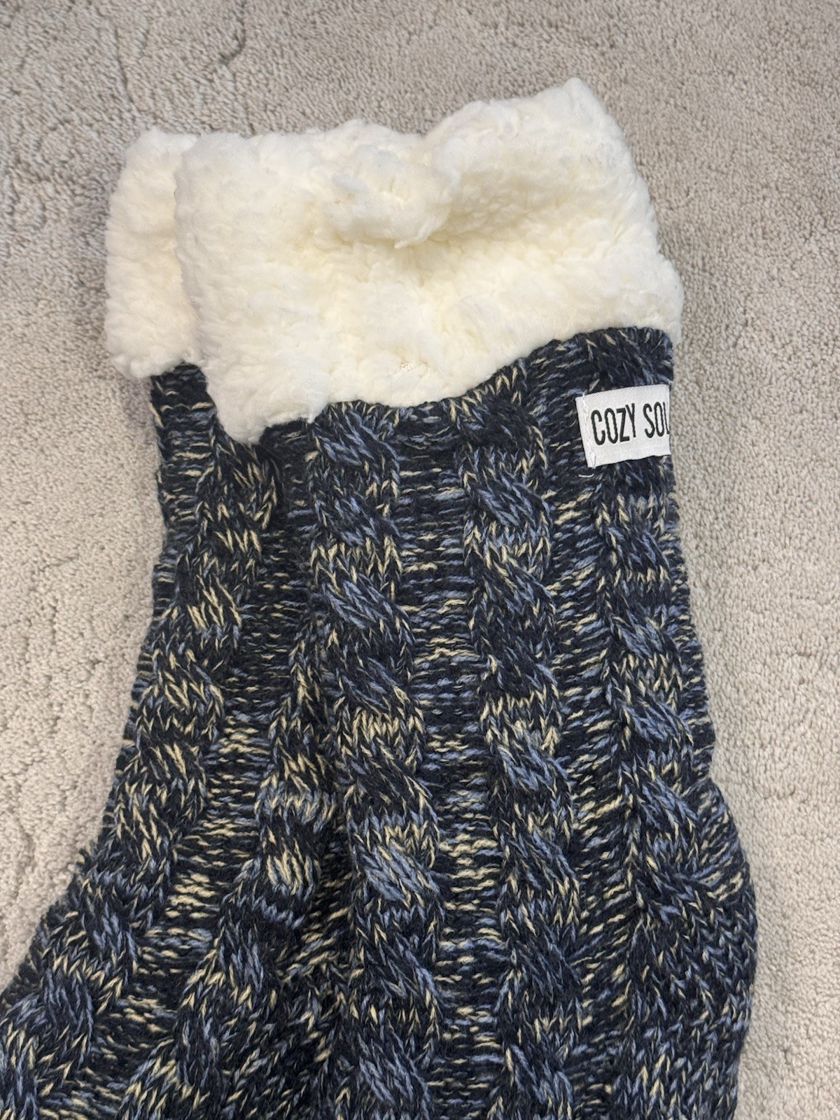 SAOLA Calzini ciabatte da casa comodi e comodi con suola antiscivolo taglia unica *NUOVI*