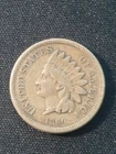 1860 INDIAN HEAD CENT VF-XF   POINTED BUST STYLE OF '59