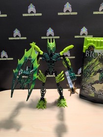 LEGO Bionicle Glatorian GRESH 8980 retired 2009 - 100% Complete Inst. & Canister