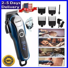 Kemei Hair Trimmer Baldheaded Hair Beard Clipper Cordless Grooming Kits KM-1995
