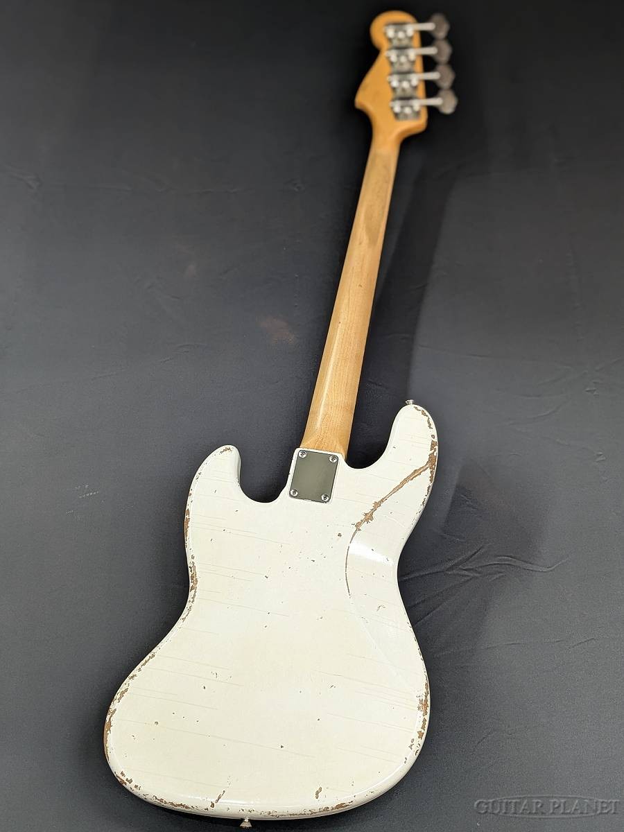 Fullertone Guitars JAY BEE 60 Bass Guitar Rusted Vintage White