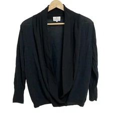 Auth LANVIN en Bleu - Black Dark Navy Women's Cardigan