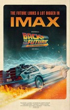 Back to the Future 40th anniversary limited screening IMAX poster #f86aea