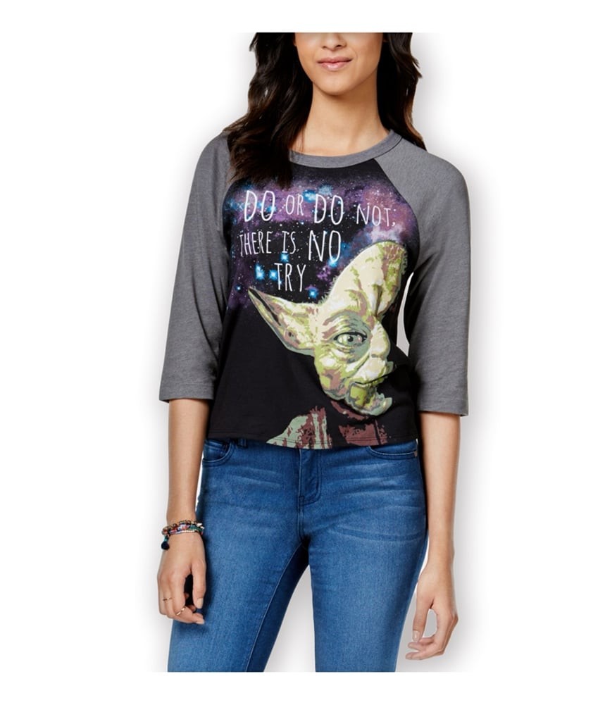 Мужская футболка с рисунком Звездные войны Делай или не делай Черная X-Small 3090₽