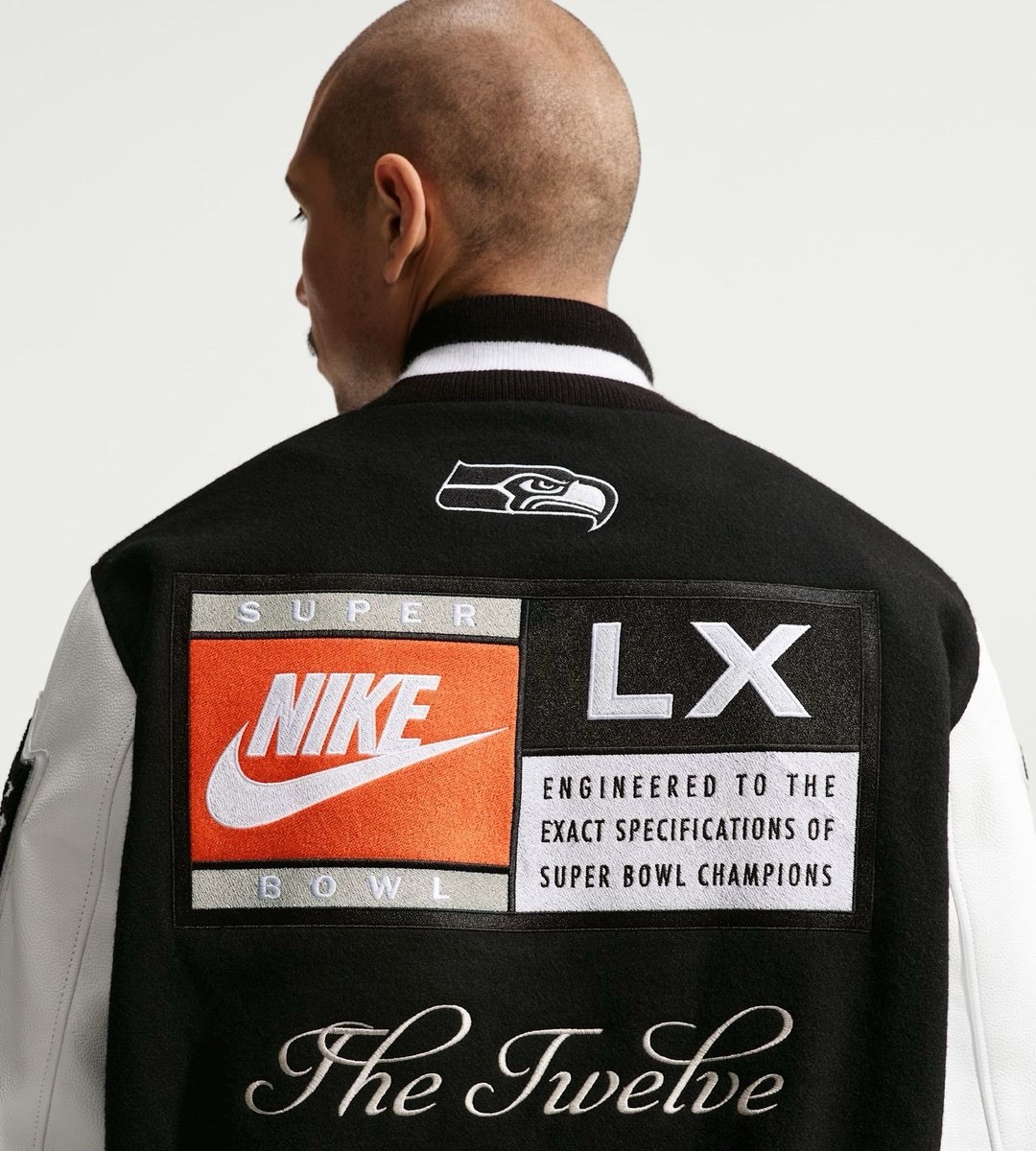 Nike Seattle Seahawks Super Bowl Champions Men's Jacket Black