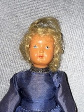 VINTAGE ANTIQUE CELLULOID GIRL DOLL 8" FRENCH JOINTED
