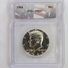 1964 Kennedy Half Dollar Proof ICG PR67