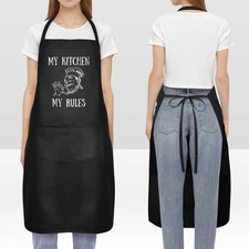 Unisex "My Kitchen My Rules" Chef Apron