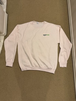Amazon Fresh Employee Crew Neck Sweater Pullover Long Sleeve (Men s Large) NEW