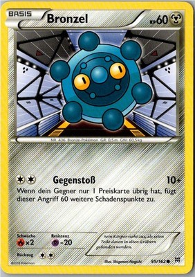 Pokemon Bronzel 95/162 TURBOstart Deutsch