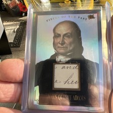 2023 pieces of the past historical Premium Edition Handwritten John Quincy Adams