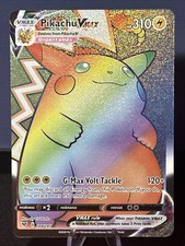 Pokémon Pikachu VMAX 188/185 Vivid Voltage 2020 Secret Rainbow Rare Card NM/M on eBay