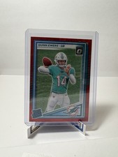 2025  Donruss - Rated Rookie Quinn Ewers #342 Optic Preview Red Pandora Prizm 