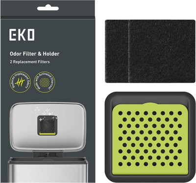 EKO Activated Charcoal Odor Filter Kit   2-Pack Strong Odor Absorber and Deodori