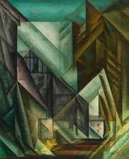 Street of Barns : Lyonel Feininger : 1914 : Archival Art Print
