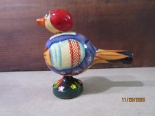 Hand Painted  Hand Carved Russian Bird Whistle - Made in Russia AB LTD. Novelty