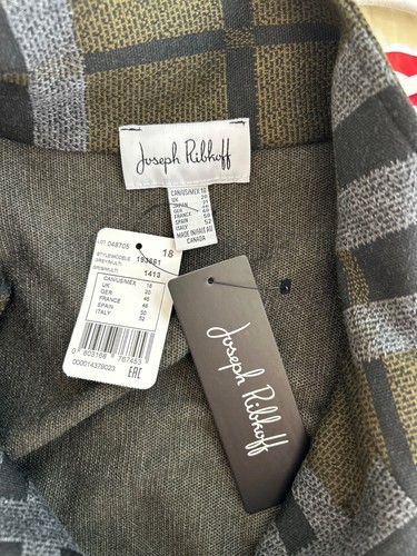 Joseph Ribkoff Gray Multi Blazer Buttons Front Closure Coat Sz 18 NWT - Picture 6 of 7
