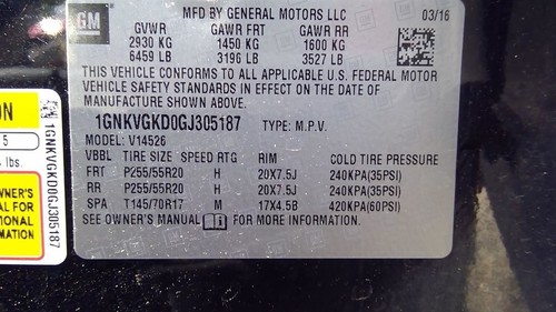 AC Compressor Fits 13-23 ENCLAVE 1483632 - Picture 6 of 7