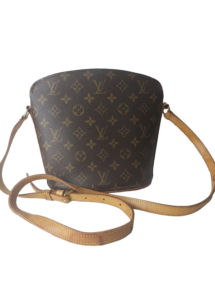 Authentic Louis Vuitton Monogram Drouot Shoulder Cross Body Bag - Image 2 of 4