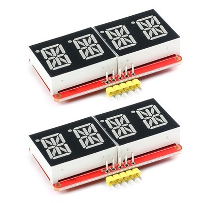 EC Buying 2Pcs 0.54'' HT16K33 4 Bit Meter Digital Tube Module Emerald Green