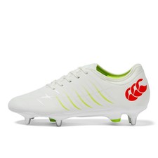 Canterbury Phoenix 2.0 Team SG Rugby Boots White/Orange (UK Size 7)