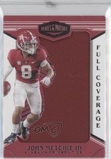2022 Chronicles Draft Picks Plates & Full Coverage John Metchie III Patch 0su2
