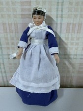 Vintage Dolls Doll House Old Lady Maid Figure