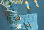 Picture Postcard, Expo 92, UK Pavilion, Upper Terrace Interior Design