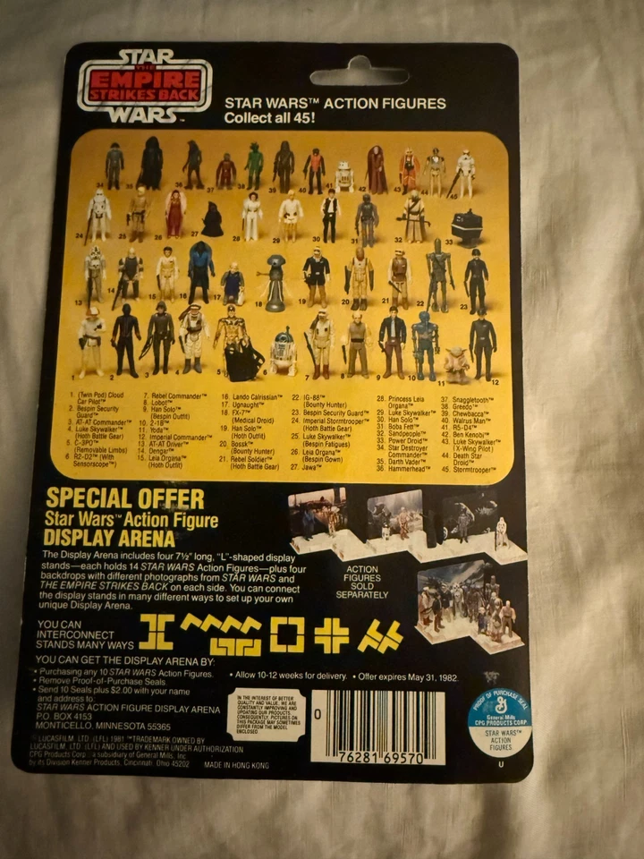 Han Solo 1981 45 Back Star Wars Vintage Original NUEVO SELLADO con Oferta Foto 2 de 2