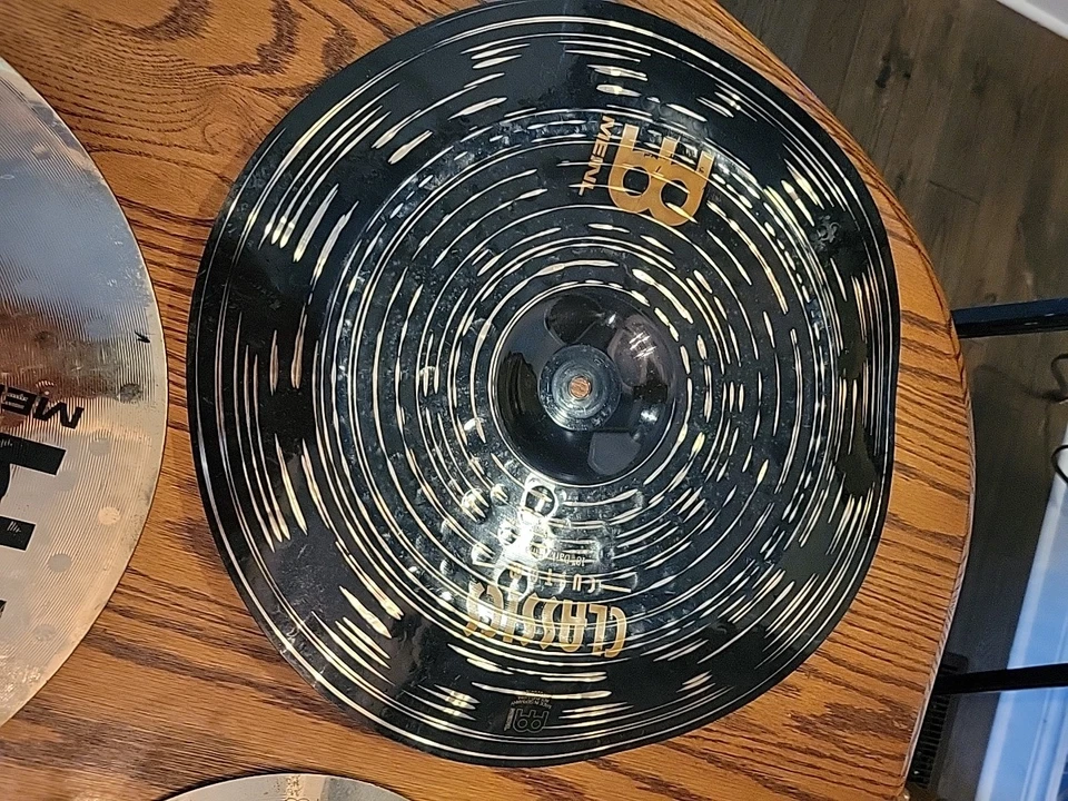 LOTE DE PLATILLOS MEINL DAÑADOS 18 pulgadas China oscura 18 pulgadas choque medio 12 pulgadas Splash Foto 3 de 4