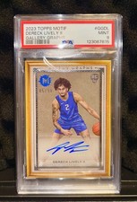 🔥2023-24 Topps Motif - Gallery Graphs Dereck Lively AUTO #GG-DL /99 RC PSA9