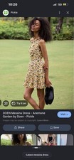 Doen Messina Dress in Anemone Garden  NWOT Size L